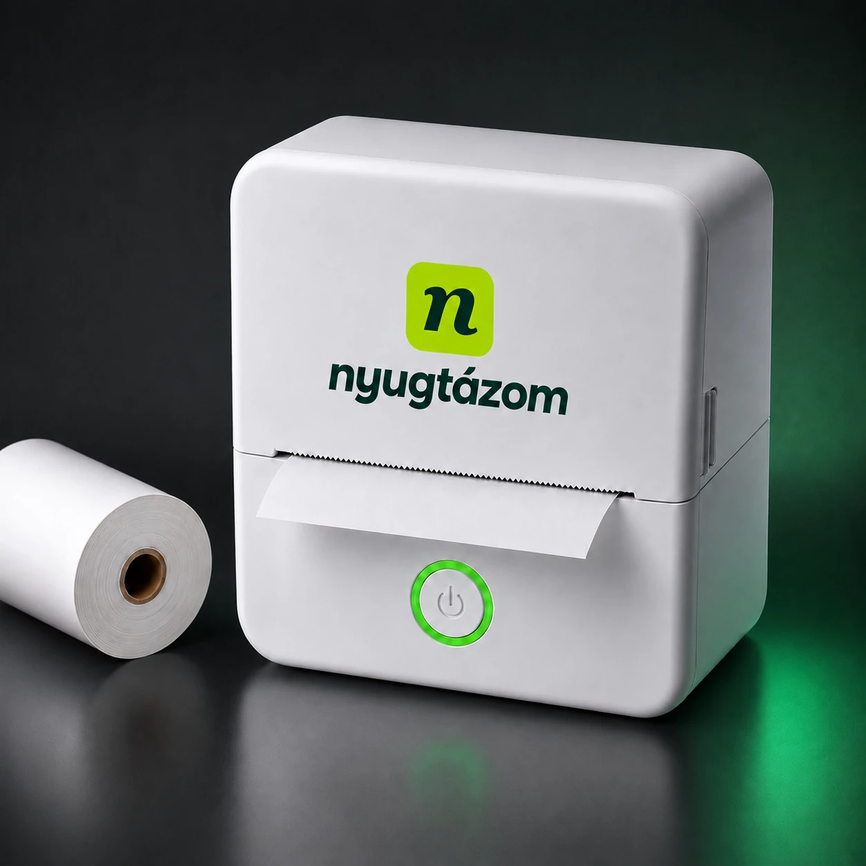 X6 mini Bluetooth hőnyomtató működés közben