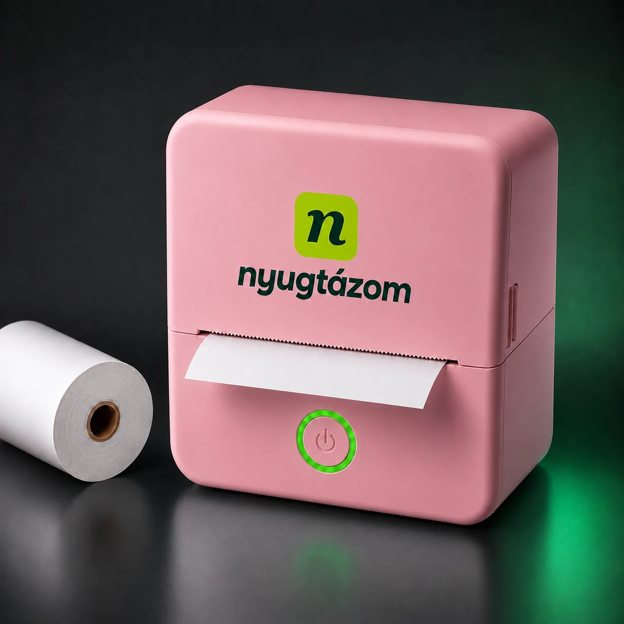 X6 mini Bluetooth hőnyomtató rózsaszín változat